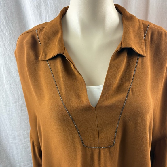 Fabiana Filippi v-neck Blouse Raglan Sleeve M/L - Picture 11 of 12